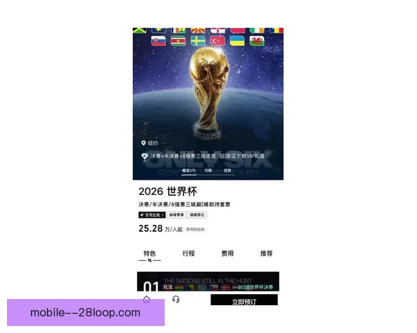 2026世界杯官方机票预订平台日访问量突破千万次创纪录
